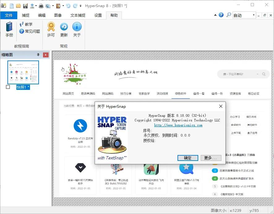 HyperSnap v10.2.1专业截图软件：功能全面的屏幕捕捉工具
